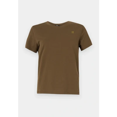 Image of G STAR Nifous Basic Tshirt, Women&#039;s, Size: Medium, Wild olive