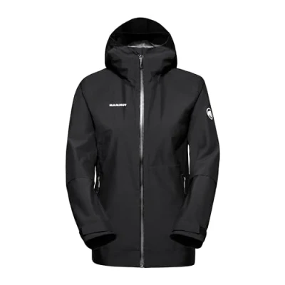Image of Mammut ALTO Light Hooded Jacket Women Hardshell jacket, Women&#039;s, Size: XL, Black