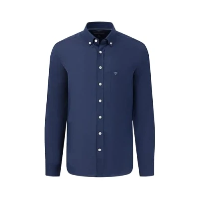 Image of Fynch Hatton Shirt, Men&#039;s, Size: Large, Navy