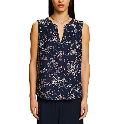 Image of ESPRIT Women&#039;s Blouse, 408/Dark Blue 4, XS