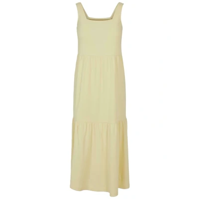 Image of Urban Classics 7/8 Length Valance Summer Jersey dress, Women&#039;s, Size: Medium, Softyellow