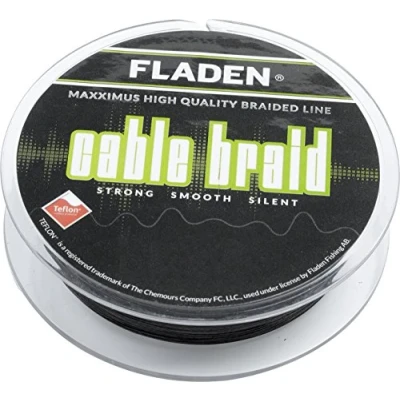 Image of Fladen Maxximus Cable Braid black 150m 0.30mm 50lbs 22.7kg Gevlochten lijn