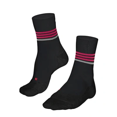 Image of FALKE Women&#039;s RU4 Reflect Running Socks Medium Cushioning Anti Blister Mid Calf Length Vegan Quick Drying Breathable Cotton Functional Yarn 1 Pair