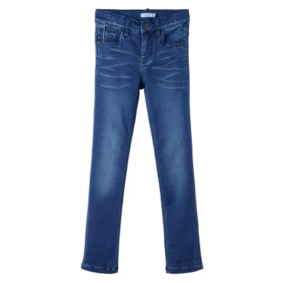 Image of NAME IT Boy&#039;s Jeans, Dark Blue Denim, 13 Years