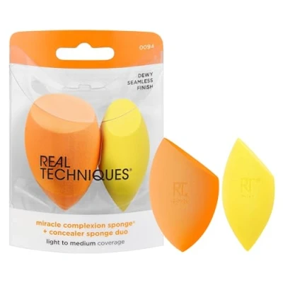 Image of Real Techniques Miracle Complexion Sponge and Concealer Duo