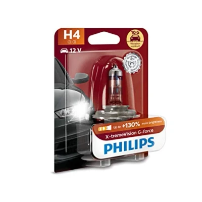 Image of Halogen bulb PHILIPS X TREMEVISION G FORCE 12V H4 60/55W
