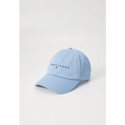 Image of Tommy Jeans Linear LOGO 6 Panel Unisex Cap, Size: ONE, Cloudy blue