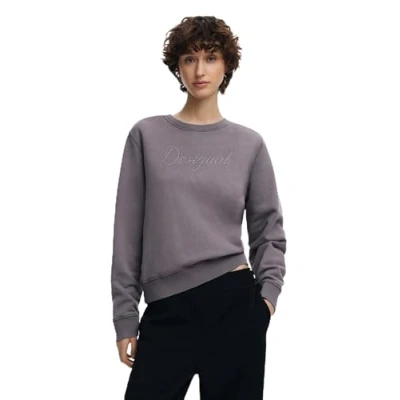 Image of Desigual Women&#039;s Sweat_afra Sweatshirt, Black/White, S