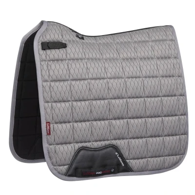 Image of LeMieux Carbon Mesh saddlepad grey