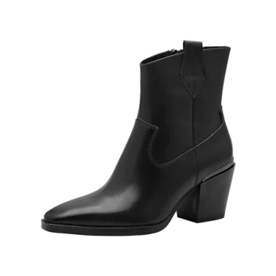 Image of Marco Tozzi Classic ankle boots, Women&#039;s, Size: 5, Black Leather