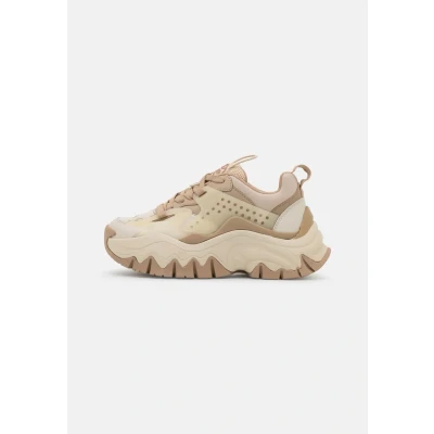 Image of Buffalo Trail ONE Trainers, Women&#039;s, Size: 7, Beige Imitation leather/ textile