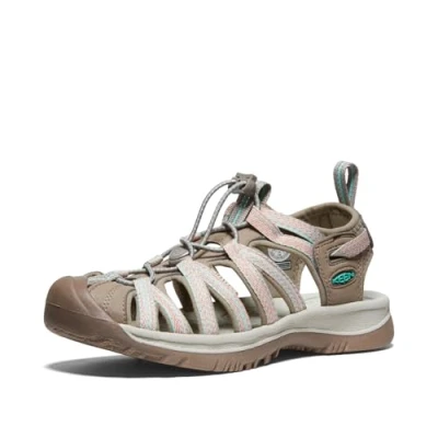 Image of KEEN Damen Whisper Sandalen, Blau Smoke Blue, 38.5 EU