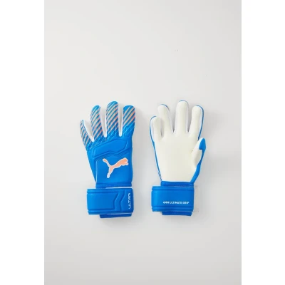 Image of Puma Ultra PRO NC Unisex Goalkeeping gloves blueglowing red, Size: 7, blue/glowing red