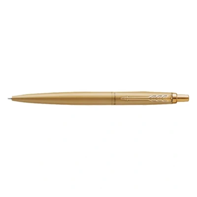 Image of Parker Jotter XL Ballpoint Pen Monochrome Matte Gold Medium Point Blue Ink Gift Box