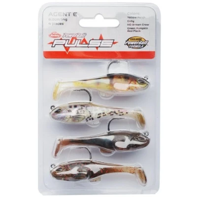 Image of Berkley Pulse Agent E Softbait 4 Pack 8.0cm (14g) Shad