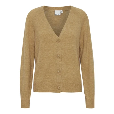 Image of ICHI Ihkamara Cardigan, Women&#039;s, Size: XS, Curry