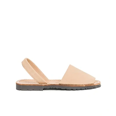 Image of Pisamonas Menorquinas NIÑOS Avarcas Unisex Sandals for kids, Size: 390, Beige shoes