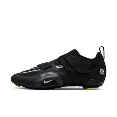 Image of Nike Performance Superrep Cycle 2 Unisex Cycling shoes, Size: 9, Black/light green Textile/synthetics
