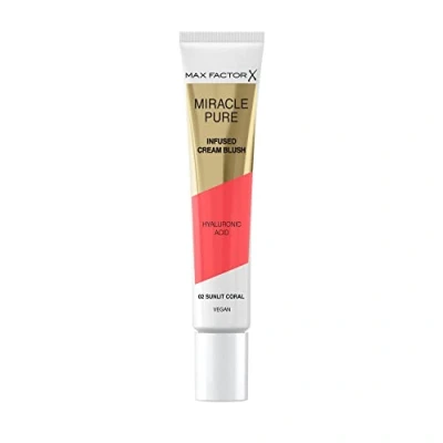 Image of Max Factor Miracle Pure Cream Blush 15ml (Various Shades) Sun Coral