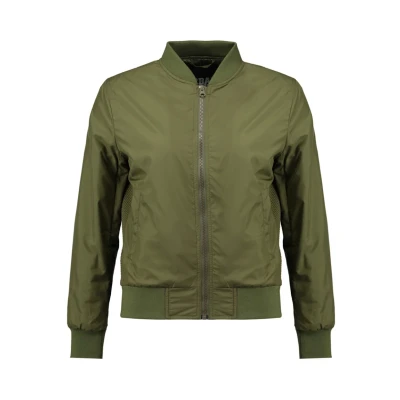 Image of Urban Classics Bomber Jacket, Women&#039;s, Size: 3XL, Olive