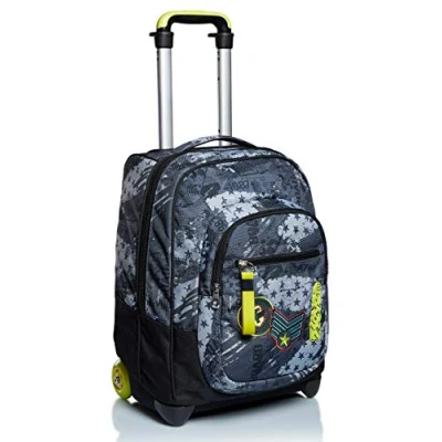 Image of Seven Unisex Kids Trolley Luggage Set, Grey, 35 lt, School &amp; Leisure Time