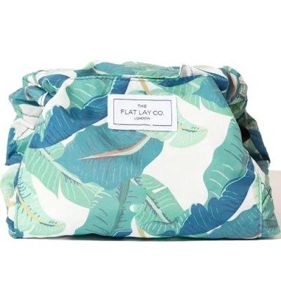 Image of The Flat Lay Co. Drawstring Bag Tropical Leaves