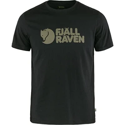 Image of Fjällräven FJÄLLRÄVEN LOGO Tshirt M Sports schwarz, Men&#039;s, Size: Medium, Schwarz