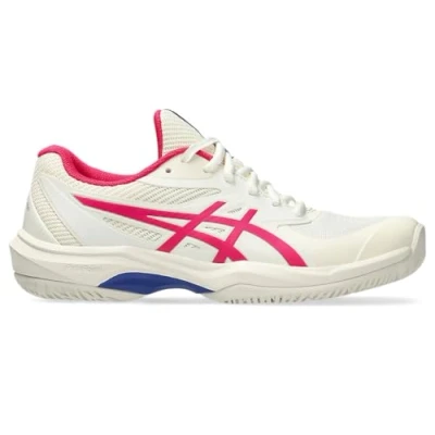 Image of Asics Multicourt tennis shoes, Women&#039;s, Size: 8, Cream/bright rose shoes