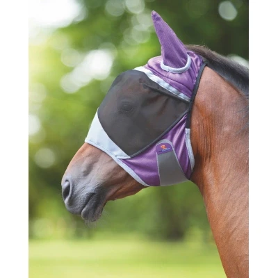 Image of Shires Fly Mask Deluxe with ears