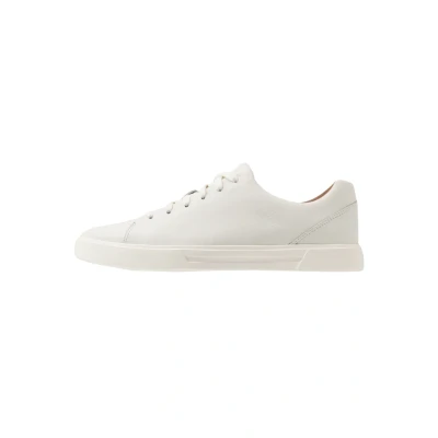 Image of Clarks Costa LACE Trainers, Men&#039;s, Size: 10, White Leather