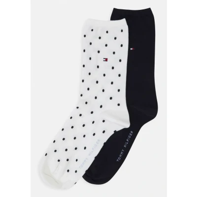 Image of Tommy Hilfiger Women SOCK 2PACK Socks offwhite, Women&#039;s, Size: 6 8, Off white