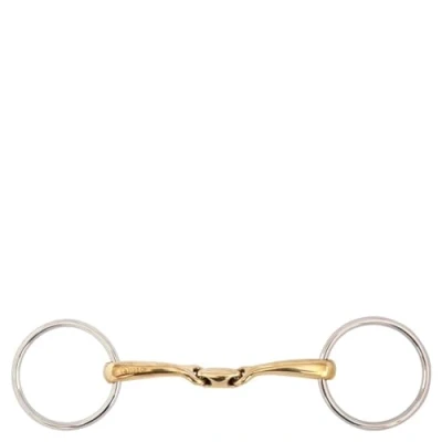 Image of BR Double Jointed Loose Ring Snaffle Soft Contact 14 mm