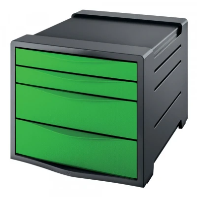 Image of Rexel Choices, 2115612, 4 Drawer Cabinet, A4, Green