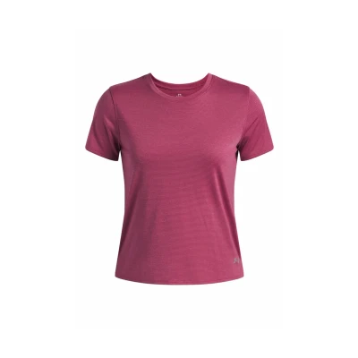 Image of Under Armour Launch Sports Tshirt, Women&#039;s, Size: Large, Fuchsia dusk