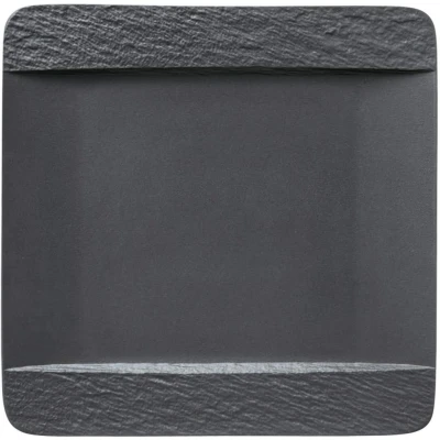 Image of Villeroy &amp; Boch Dinner Plate Manufacture Rock Black 28 x cm