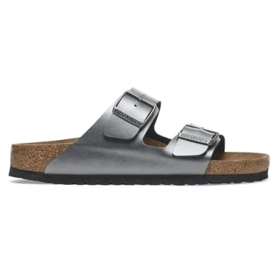 Image of Birkenstock Mules, Women&#039;s, Size: 8, Grey Leather