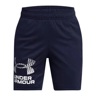 Image of Under Armour TECH LOGO Sports shorts Midnight navy for kids, Size: 18 20y,