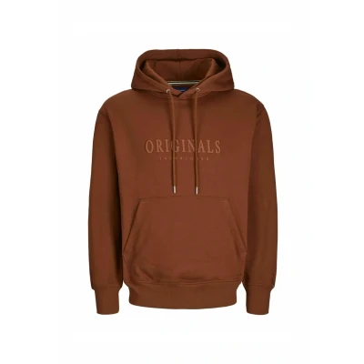 Image of Jack &amp; Jones Jorfrederiksberg Hoodie, Men&#039;s, Size: Small, Brown