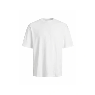 Image of Jack &amp; Jones Jjebradley NOOS PLS Basic Tshirt, Men&#039;s, Size: 3XL, White