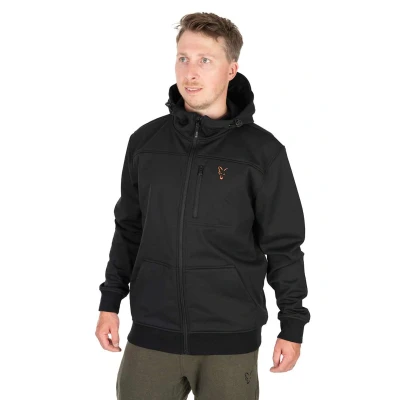 Image of Fox Collection Soft Shell jacket Black/Orange M Fishing