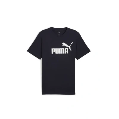 Image of Puma LOGO TEE Print Tshirt, Men&#039;s, Size: XS, New navy