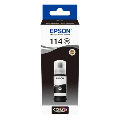 Image of Epson EcoTank 114 Pigment Black Genuine Ink Bottle