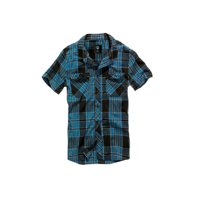 Image of Brandit Roadstar Shirt, Men&#039;s, Size: 3XL, Indigo checked