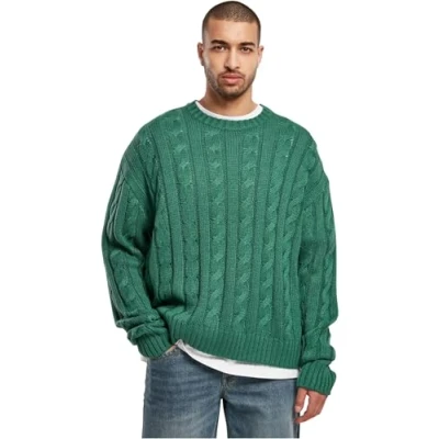 Image of Urban Classics Jumper, Men&#039;s, Size: 4XL, Green