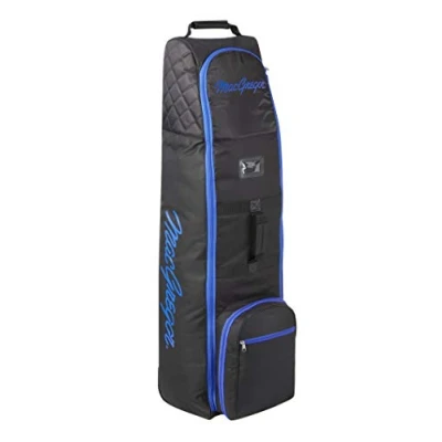 Image of MACGREGOR Unisex&#039;s VIP Deluxe Wheeled Travel Cover, Black/Royal Blue, ONE Size MACTC003SD