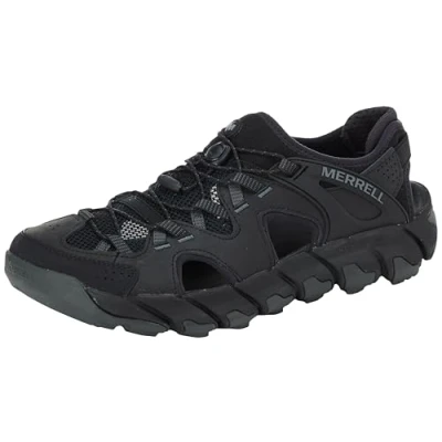 Image of Merrell Maipo Explorer Sieve Walking sandals, Men&#039;s, Size: 9.5, Black Leather and textile