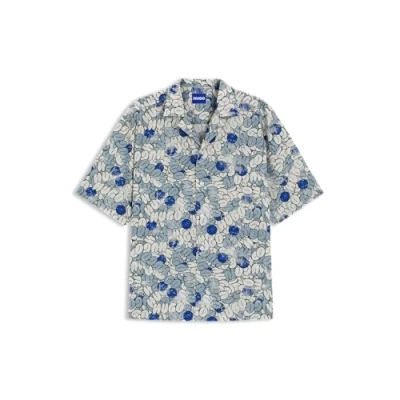 Image of HUGO Eligino Shirt, Men&#039;s, Size: XXL, Light blue eight
