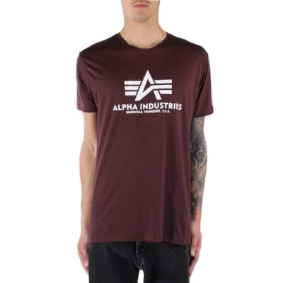 Image of ALPHA INDUSTRIES Men&#039;s Basic T Shirt, Rbf Red, S