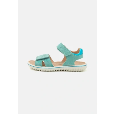 Image of Superfit Sparkle Sandals for kids, Size: 8K, Hellgrün/hellblau Suede