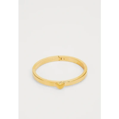 Image of kate spade new york Heart YOU Hinged Bangle Bracelet goldcoloured, Women&#039;s, Size: One Size, Gold coloured